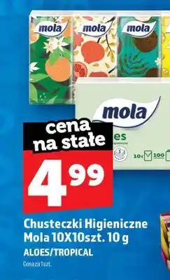 Topaz Chusteczki higieniczne Mola 10-pak aloes oferta