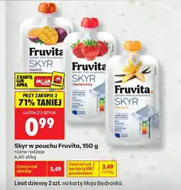 Biedronka Skyr FruVita oferta