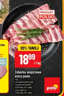 Żeberka wieprzowe extra paski
