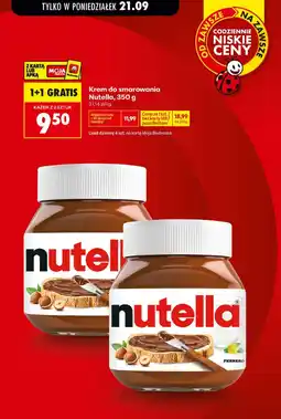 Biedronka Krem do smarowania Nutella oferta