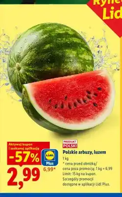Lidl Arbuz polski luzem oferta