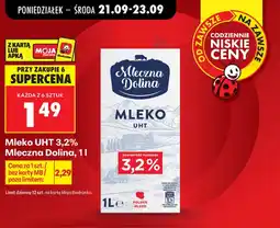 Biedronka Mleko Mleczna Dolina oferta