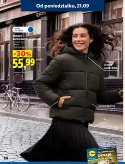 Lidl Kurtka damska z kapturem Esmara wodoodporna oferta