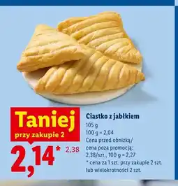 Lidl Ciastko z jabłkiem oferta