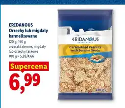 Lidl Orzeszki ziemne karmelizowane z sezamem Eridanous oferta