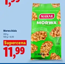 Lidl Morwa biała suszona Makar oferta