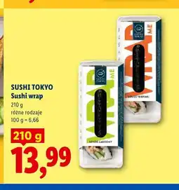 Lidl Sushi wrap Sushi Tokyo Łosoś łagodny oferta