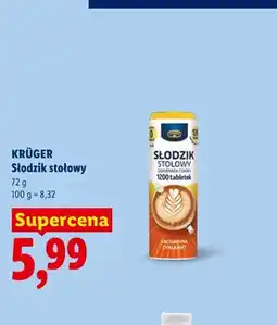 Lidl Słodzik stołowy Krüger oferta