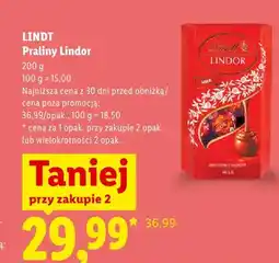 Lidl Praliny Lindt Lindor oferta