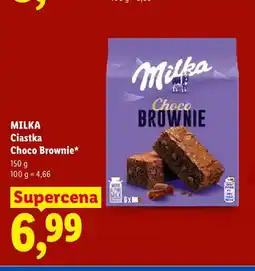 Lidl Ciastka Milka Choco Brownie oferta