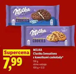 Lidl Ciastka Milka Sensations Oreo Creme oferta