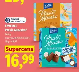Lidl Ptasie Mleczko E.Wedel Słony Karmel oferta