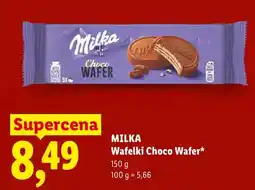 Lidl Wafelki Milka Choco Wafer oferta