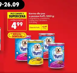 Biedronka Karma dla psa Puffi oferta