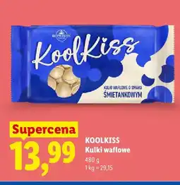 Lidl Kulki waflowe o smaku śmietankowym KoolKiss Kopernik oferta
