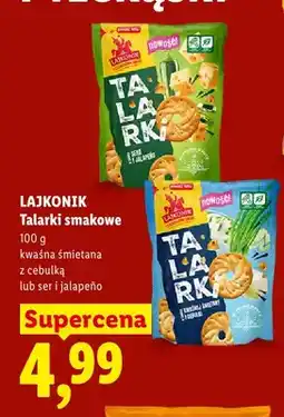 Lidl Talarki smakowe Lajkonik kwaśna śmietana z cebulką oferta