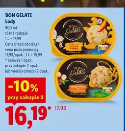Lidl Lody Bon Gelati Coconut & Indian Mango oferta