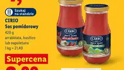 Lidl Sos pomidorowy Cirio Arrabbiata oferta