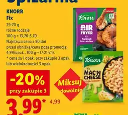 Lidl Fix Knorr Air Fryer Kurczak jak z rożna oferta