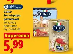 Lidl Sos pomidorowy Cirio Pasta Sauce Parma oferta