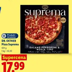 Lidl Pizza Dr. Oetker Suprema Salame Pepperoni & 'Nduja Tipo oferta