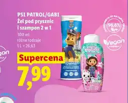 Lidl Żel pod prysznic i szampon 2 w 1 Psi Patrol oferta