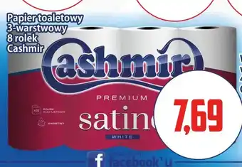 Papier toaletowy 3-warstwowy 8-pak Cashmir