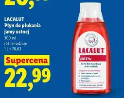 Lidl Płyn do płukania jamy ustnej Lacalut aktiv oferta