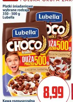 Kupiec Płatki śniadaniowe Choco kulki Lubella oferta