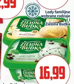 Kupiec Lody familijne o smaku miętowym z płatkami czekolady Zielona Budka oferta