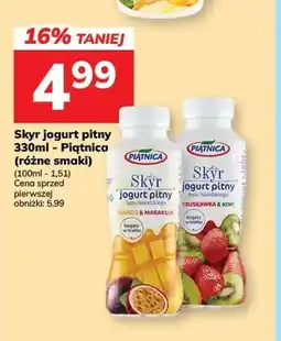 Hitpol Skyr jogurt pitny mango i marakuja Piątnica oferta
