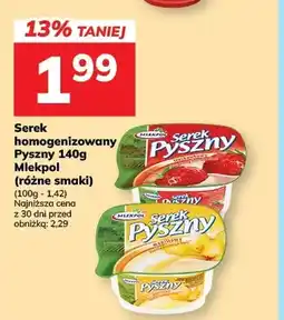 Hitpol Serek homogenizowany Pyszny waniliowy Mlekpol oferta