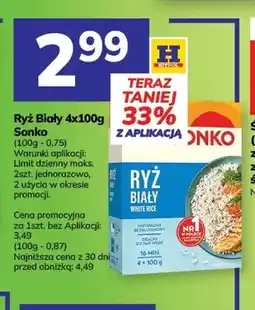 Hitpol Ryż biały Sonko 4-pak oferta