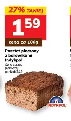 Hitpol Pasztet pieczony z borowikami Indykpol oferta