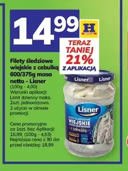 Hitpol Filety śledziowe wiejskie z cebulką Lisner oferta