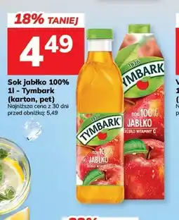 Hitpol Sok jabłko pet Tymbark 100% oferta