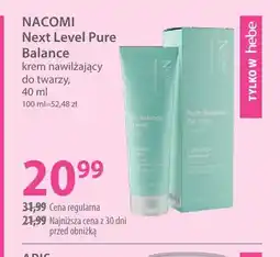 Hebe Krem nawilżający do twarzy Next Level Pure Balance Nacomi oferta