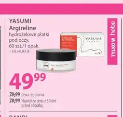 Hebe Hydrożelowe płatki pod oczy Argireline Yasumi oferta