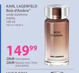 Hebe Woda toaletowa męska Bois d'Ambre Karl Lagerfeld oferta