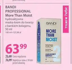 Hebe Hydroaktywna maska-krem do twarzy z bankiem kolagenu More Than Moist Bandi Professional oferta