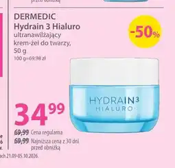 Hebe Ultranawilżający krem-żel do twarzy Hydrain 3 Hialuro Dermedic oferta