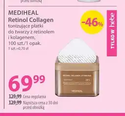 Hebe Retinol Collagen tonizujące płatki do twarzy z retinolem i kolagenem Mediheal oferta