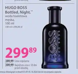 Hebe Woda toaletowa męska Bottled. Night. Hugo Boss oferta