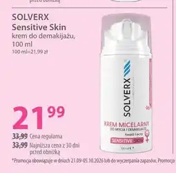 Hebe Krem do demakijażu Sensitive Skin Solverx oferta