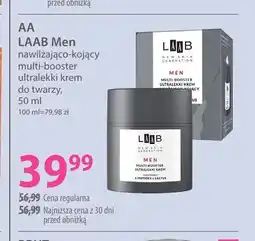 Hebe Nawilżająco-kojący multi-booster ultralekki krem do twarzy LAAB Men AA oferta