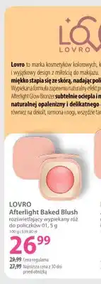 Hebe Rozświetlający wypiekany róż do policzków 01 Afterlight Baked Blush Lovro oferta