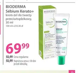 Hebe Sébium Kerato+ krem-żel do twarzy przeciwtrądzikowy Bioderma oferta
