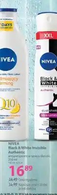 Hebe Antyperspirant w sprayu damski Black & White Invisible Authentic Nivea oferta