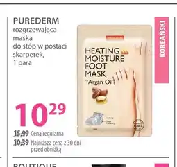 Hebe Rozgrzewająca maska do stóp w postaci skarpetek Purederm oferta