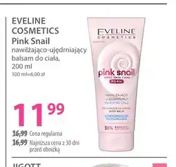 Hebe Nawilżająco-ujędrniający balsam do ciała Pink Snail Eveline Cosmetics oferta